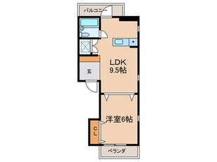 ハイツ半ノ木の物件間取画像